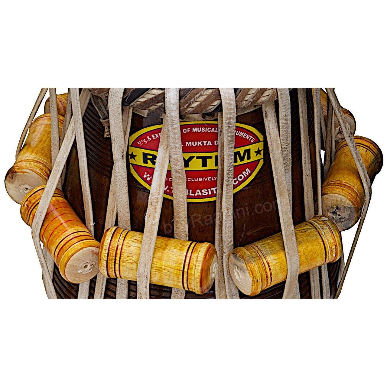 MUKTA DAS Tabla, 4KG Chromed Copper Bayan, Finest Dayan, Hammer AEB