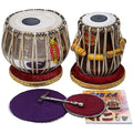 MUKTA DAS Tabla, 4KG Chromed Copper Bayan, Finest Dayan, Hammer AEB