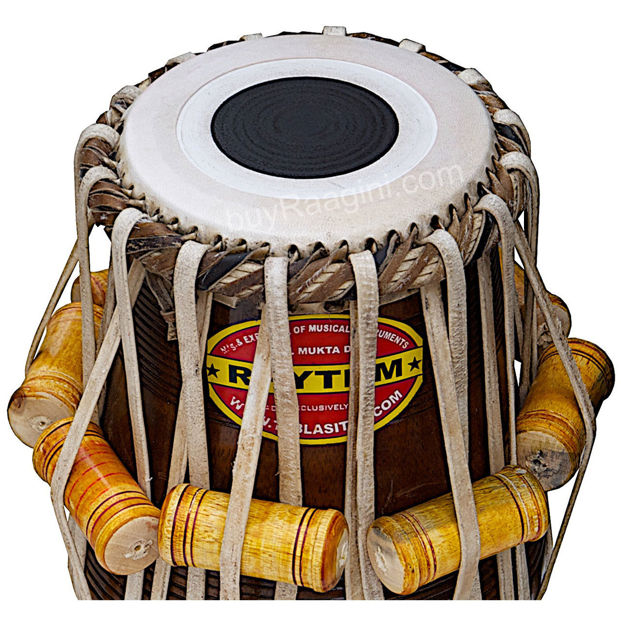 MUKTA DAS Tabla, 4KG Chromed Copper Bayan, Finest Dayan, Hammer AEB