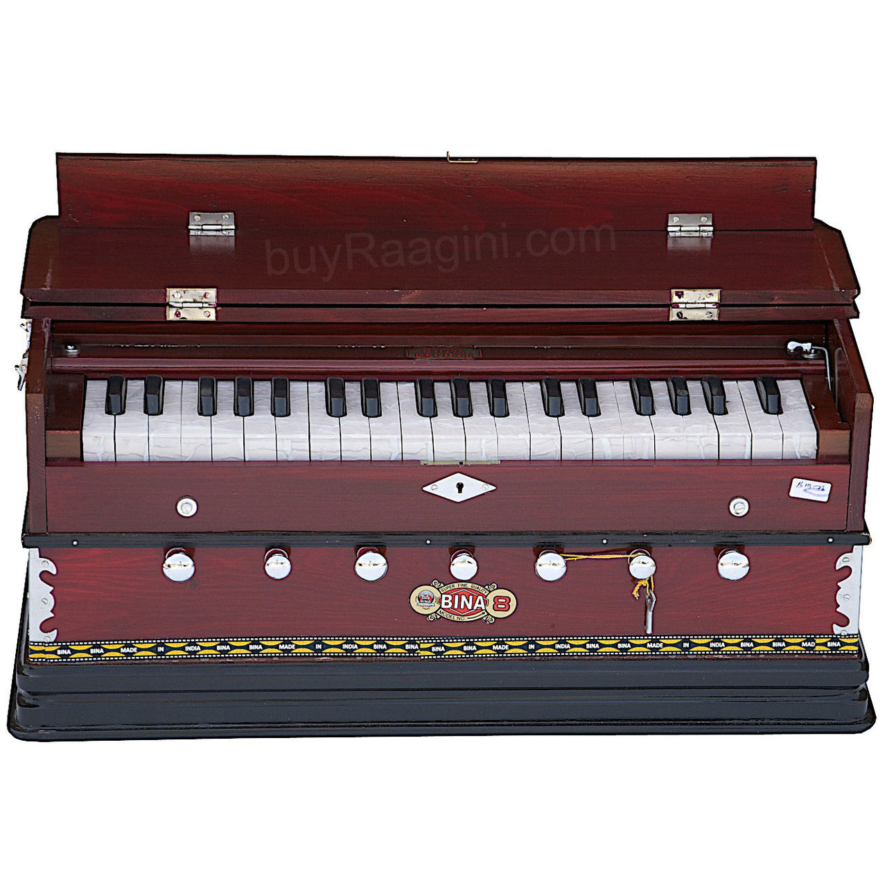 BINA NO. 8 Harmonium, 2 Reeds, 3.25 Octaves, 7 Stops, Rosewood AGD