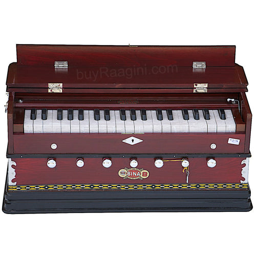 BINA NO. 8 Harmonium, 2 Reeds, 3.25 Octaves, 7 Stops, Rosewood AGD