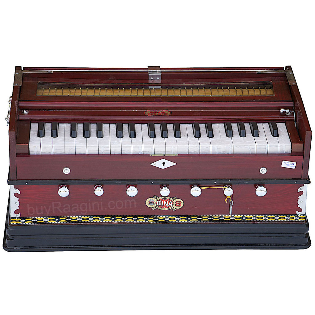 BINA NO. 8 Harmonium, 2 Reeds, 3.25 Octaves, 7 Stops, Rosewood AGD