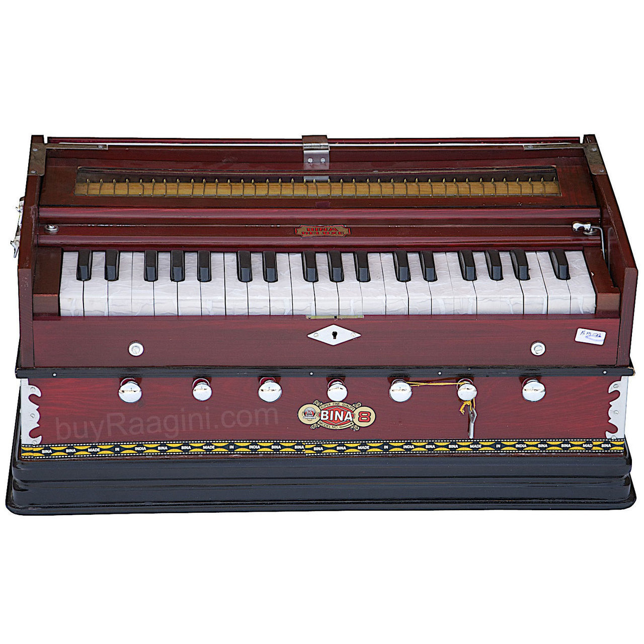 BINA NO. 8 Harmonium, 2 Reeds, 3.25 Octaves, 7 Stops, Rosewood AGD