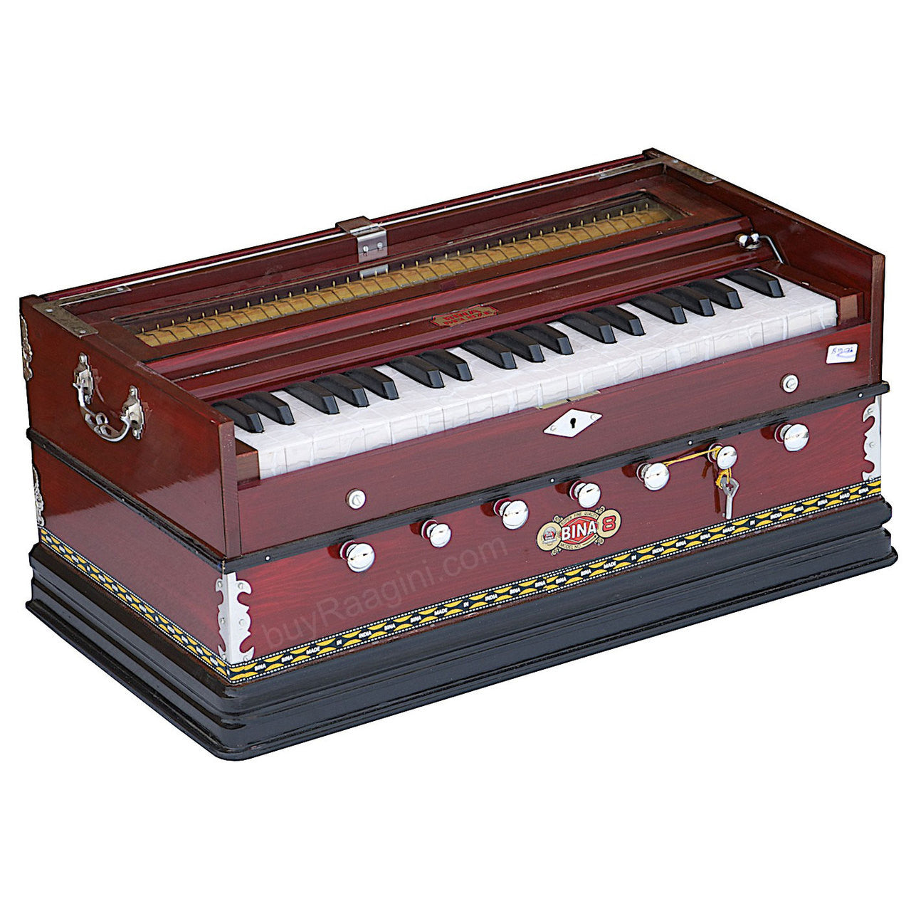 BINA NO. 8 Harmonium, 2 Reeds, 3.25 Octaves, 7 Stops, Rosewood AGD