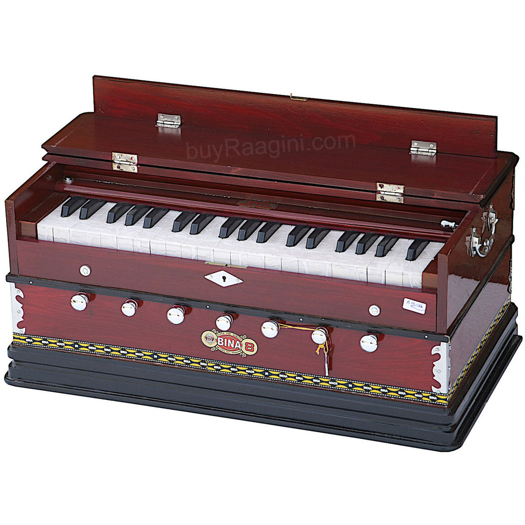 BINA NO. 8 Harmonium, 2 Reeds, 3.25 Octaves, 7 Stops, Rosewood AGD