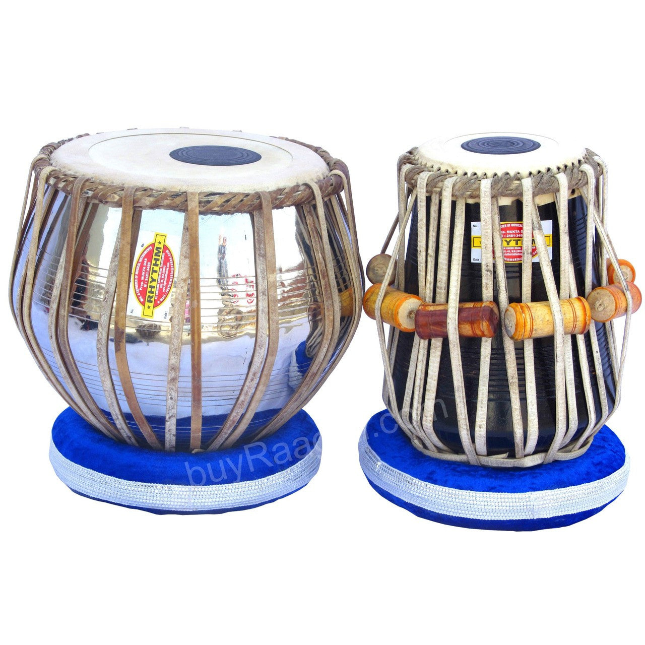 MUKTA DAS Student Tabla, 2.5 KG Brass Bayan, Finest Dayan, Hammer AIF