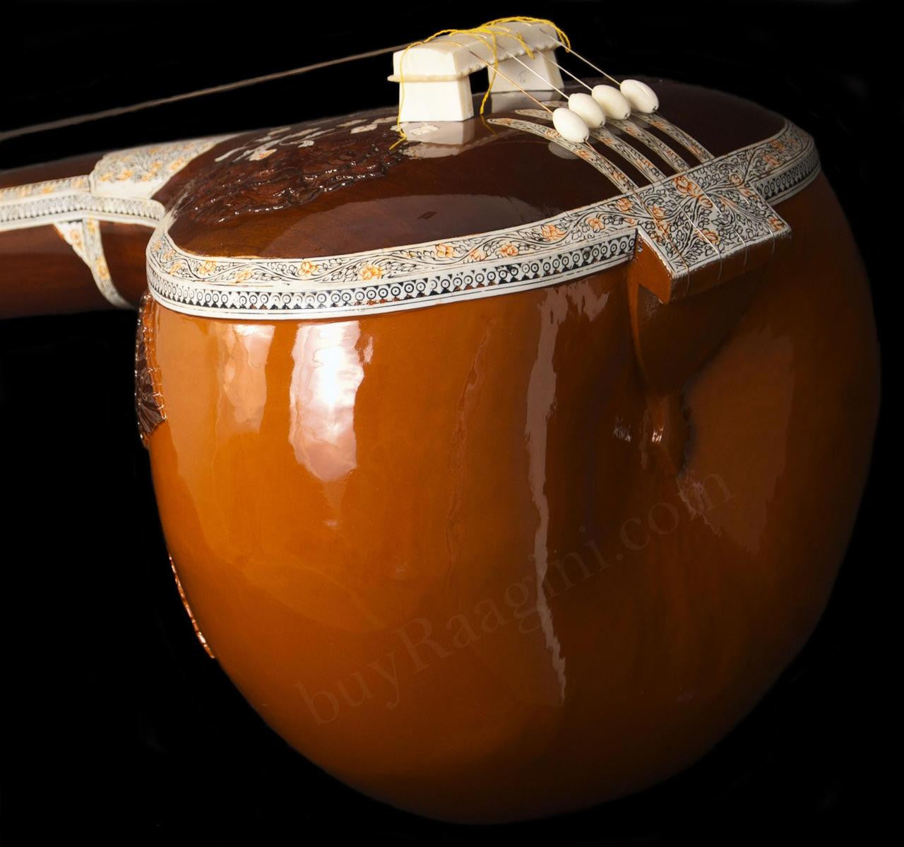 MAHARAJA Special Designer Male Tanpura, 4 Strings, Fiber Case BFI