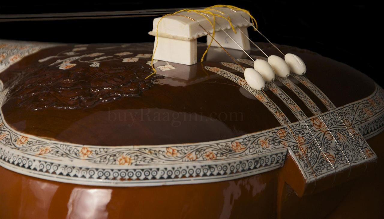MAHARAJA Special Designer Male Tanpura, 4 Strings, Fiber Case BFI