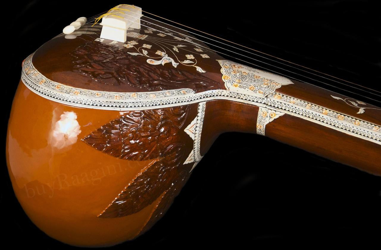 MAHARAJA Special Designer Male Tanpura, 4 Strings, Fiber Case BFI