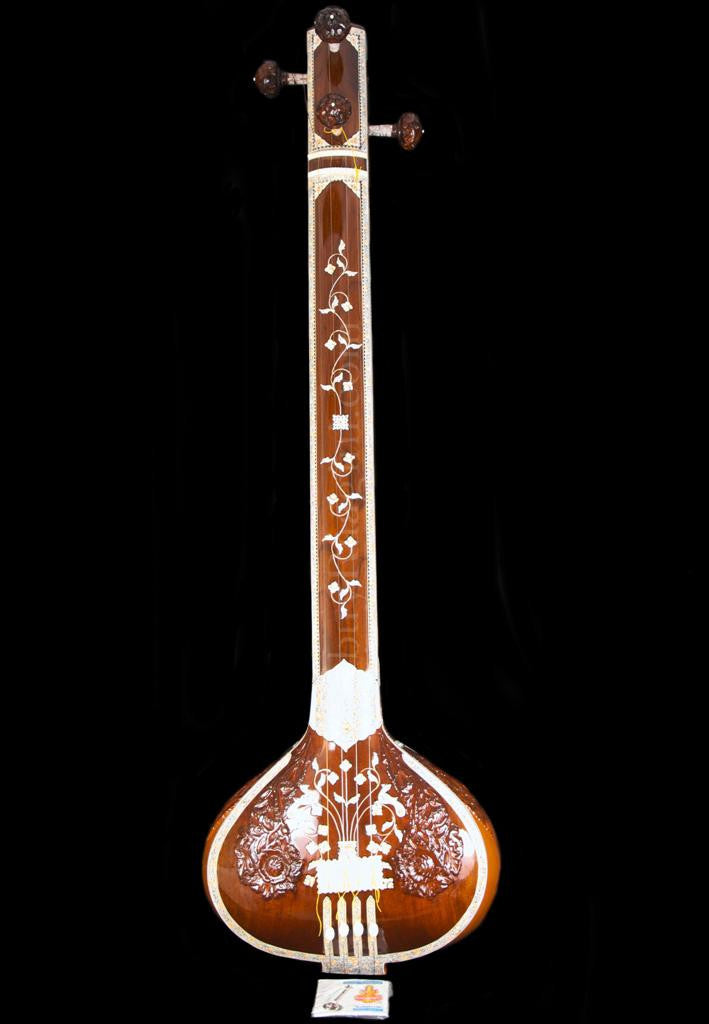 MAHARAJA Special Designer Male Tanpura, 4 Strings, Fiber Case BFI