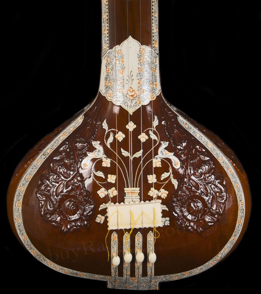 MAHARAJA Special Designer Male Tanpura, 4 Strings, Fiber Case BFI