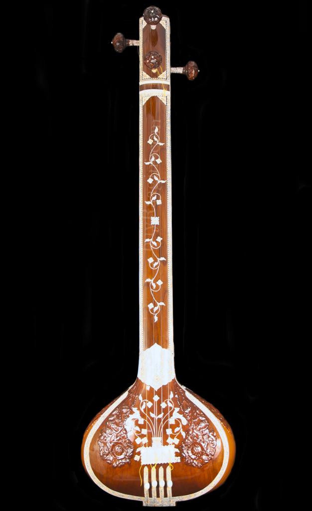 MAHARAJA Special Designer Male Tanpura, 4 Strings, Fiber Case BFI