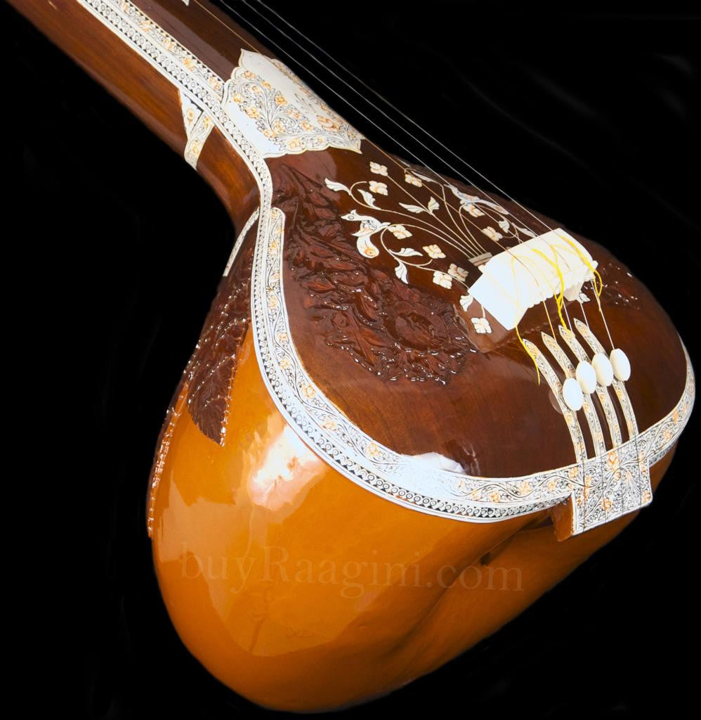 MAHARAJA Special Designer Male Tanpura, 4 Strings, Fiber Case BFI