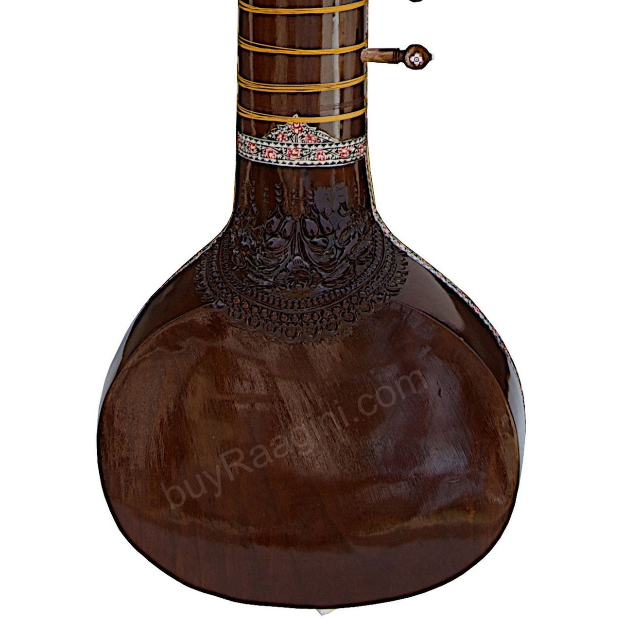 MAHARAJA MUSICALS Electric Sitar, Dark Natural Color DJE