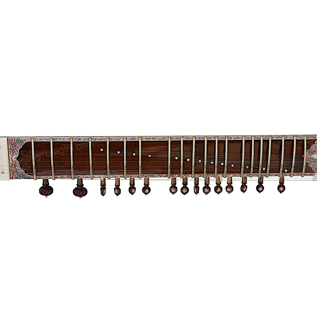 MAHARAJA MUSICALS Electric Sitar, Dark Natural Color DJE