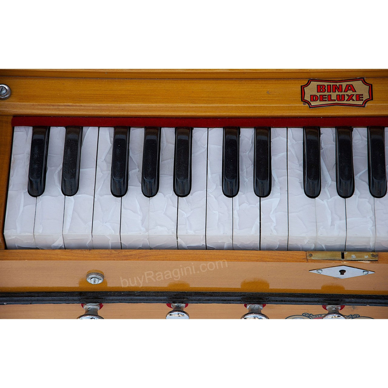 BINA NO. 8 Harmonium, 2 Reeds, 3.25 Octaves, 7 Stops, Coupler DJF