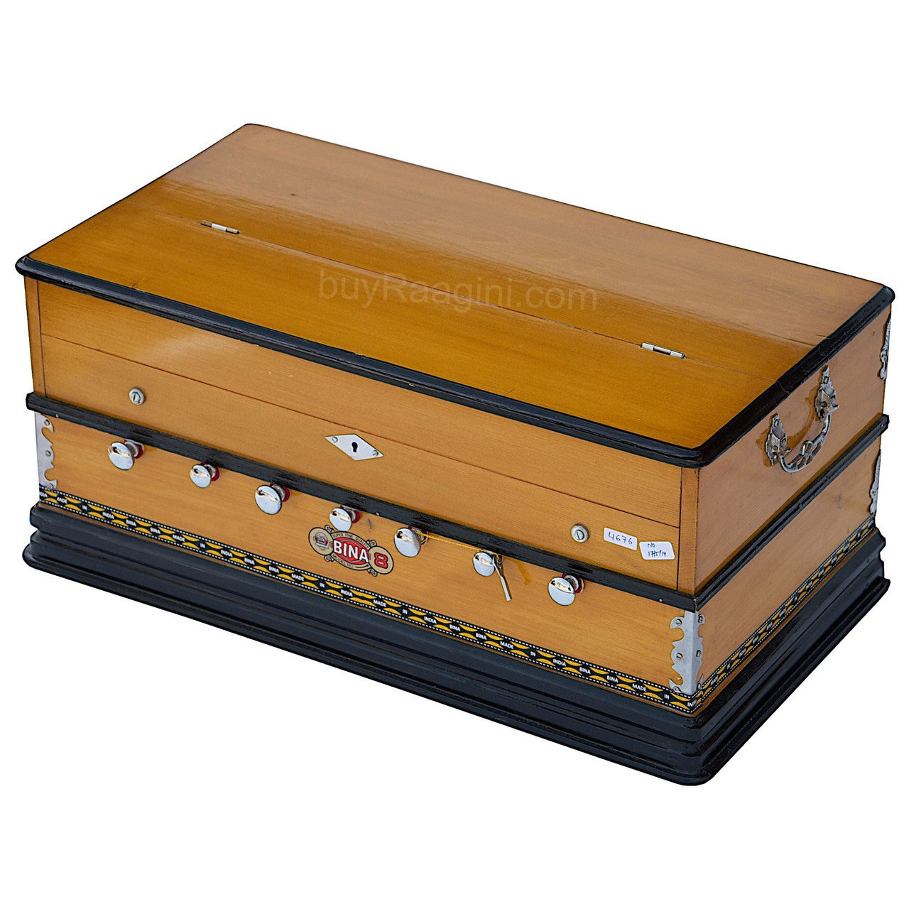 BINA NO. 8 Harmonium, 2 Reeds, 3.25 Octaves, 7 Stops, Coupler DJF