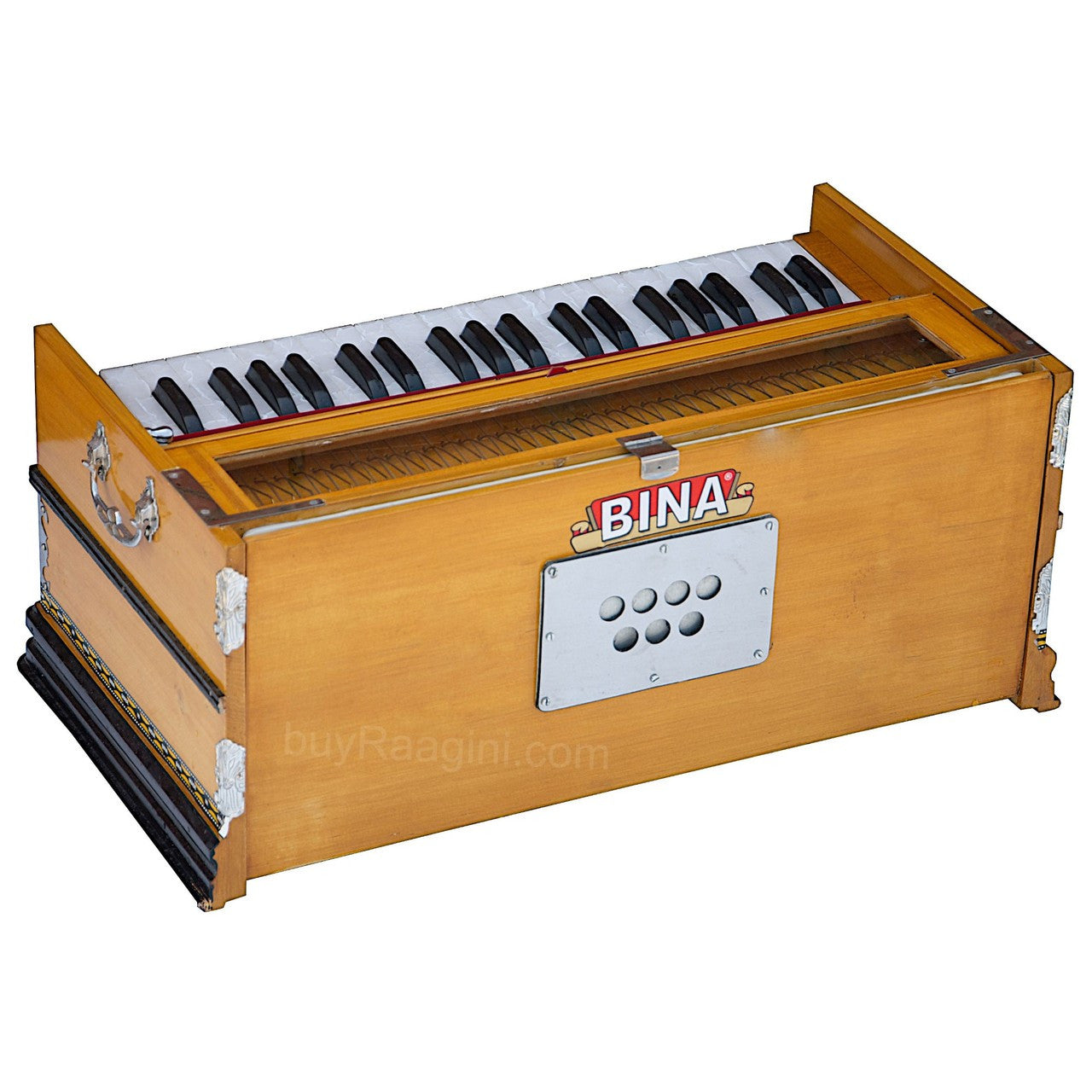 BINA NO. 8 Harmonium, 2 Reeds, 3.25 Octaves, 7 Stops, Coupler DJF