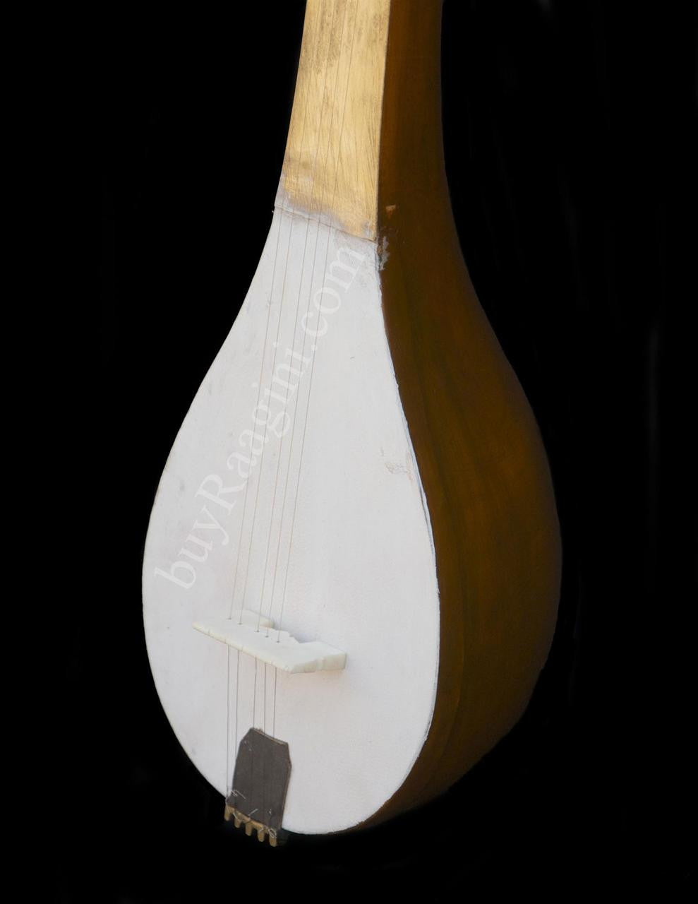 MAHARAJA Designer Mini Veena, Tun Wood, Handmade - EI