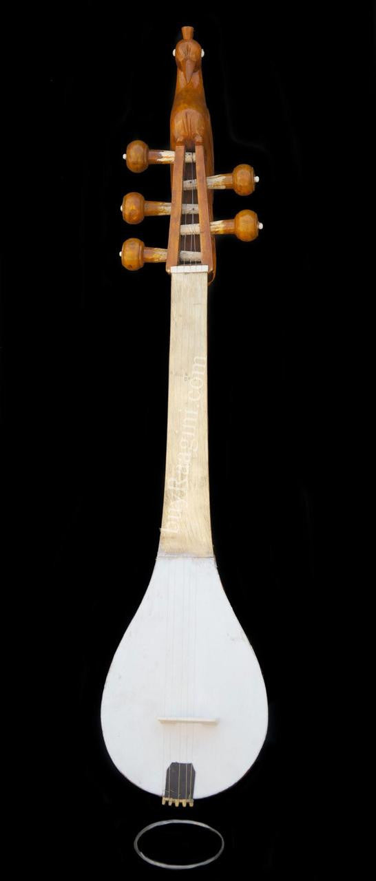 MAHARAJA Designer Mini Veena, Tun Wood, Handmade - EI