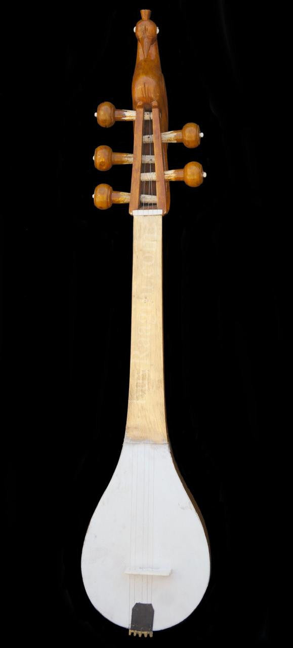 MAHARAJA Designer Mini Veena, Tun Wood, Handmade - EI
