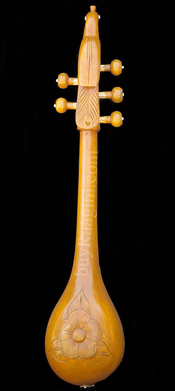 MAHARAJA Designer Mini Veena, Tun Wood, Handmade - EI
