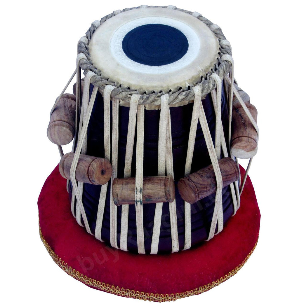 MAHARAJA Concert Twin Color Tabla, 4.5Kg Copper Bayan, Finest Dayan GJ
