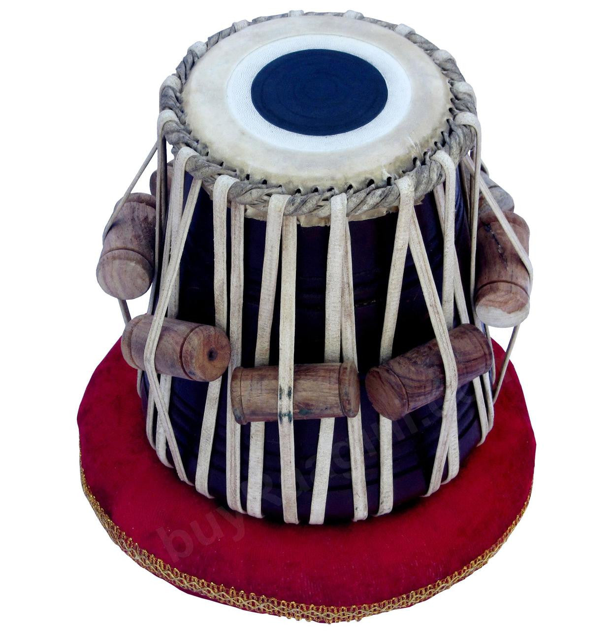 MAHARAJA Concert Twin Color Tabla, 4.5Kg Copper Bayan, Finest Dayan GJ