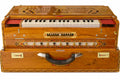 Maharaja Musicals Premium Calcutta Harmonium, 4/13 Scale Changer, Natural BBH