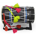 MAHARAJA  Dhol Black, Straight, Mango Wood Punjabi Dhol ADF