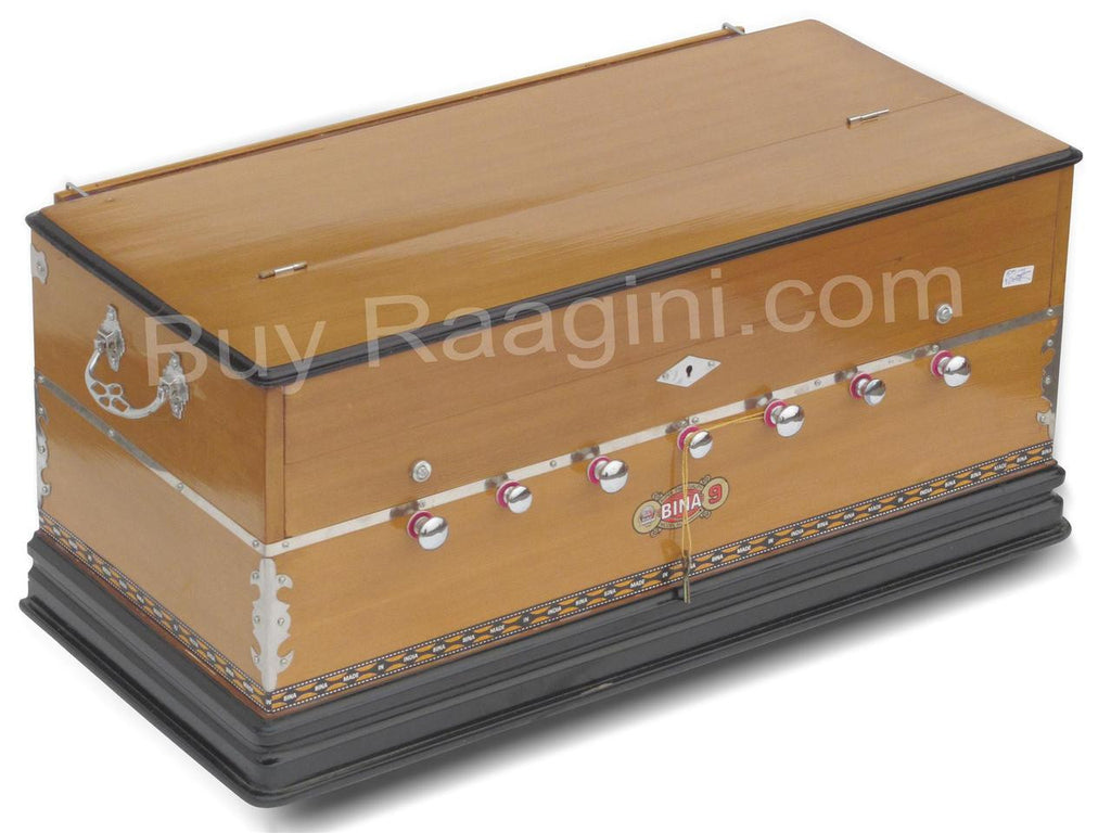BINA NO. 9 Harmonium, 2 Reeds, 3.5 Octaves, 7 Stops, Coupler AGE
