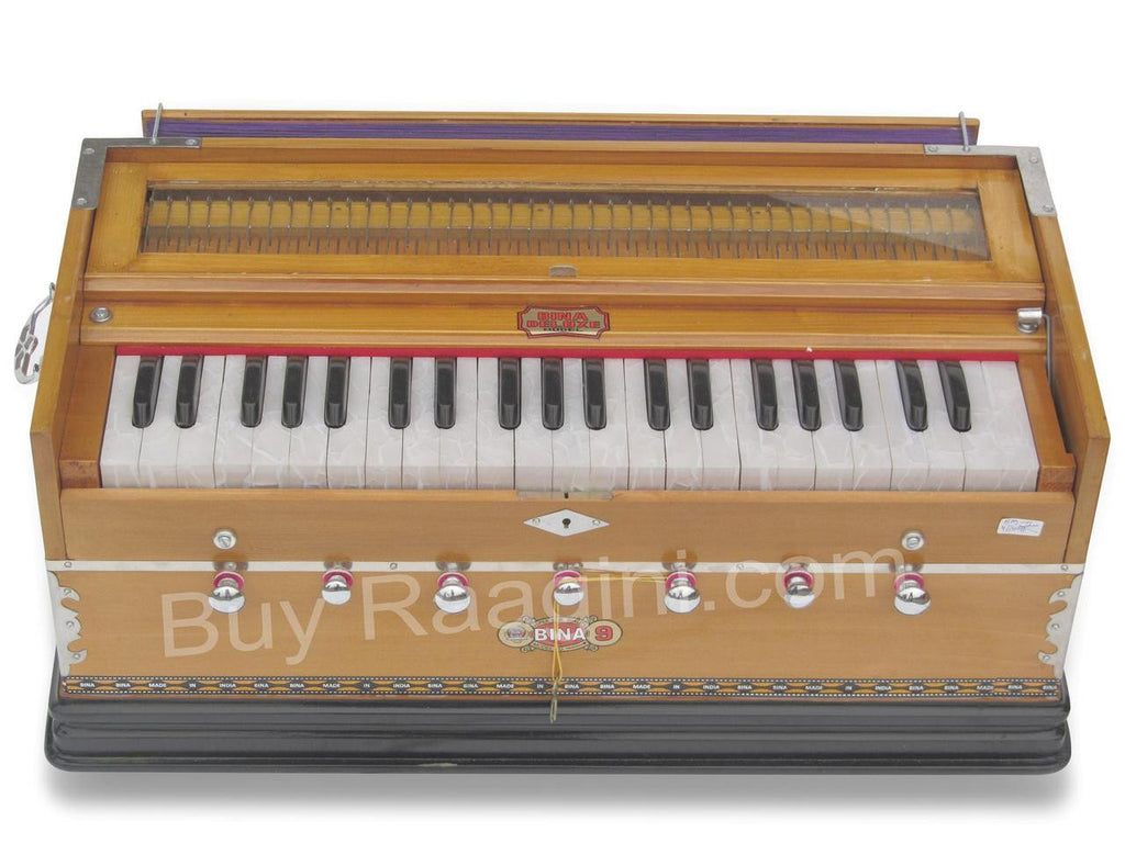 BINA NO. 9 Harmonium, 2 Reeds, 3.5 Octaves, 7 Stops, Coupler AGE
