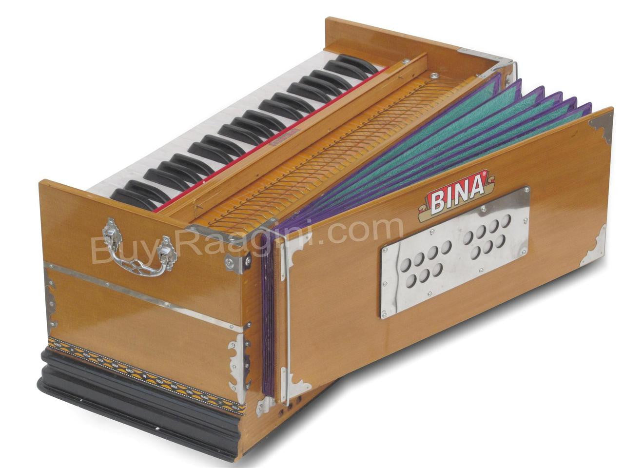 BINA NO. 9 Harmonium, 2 Reeds, 3.5 Octaves, 7 Stops, Coupler AGE