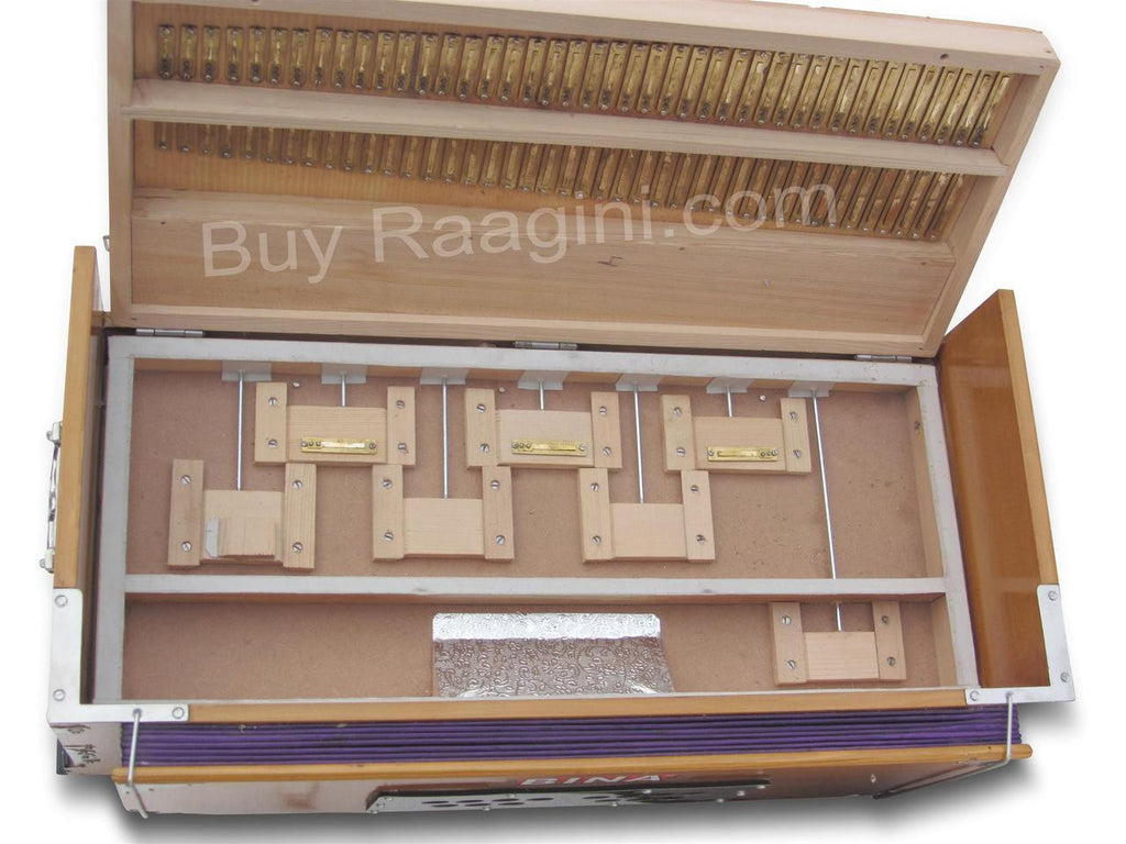 BINA NO. 9 Harmonium, 2 Reeds, 3.5 Octaves, 7 Stops, Coupler AGE