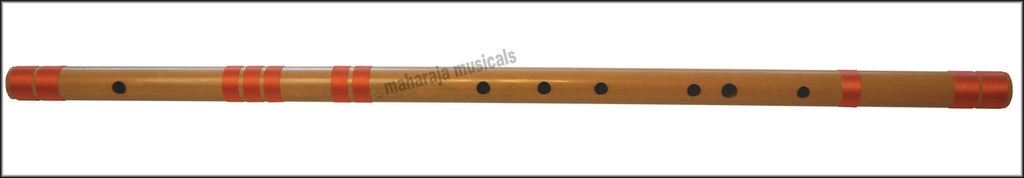 MAHARAJA Bansuri Scale C Sharp Bass 34 Inch, Indian Bamboo Flute CFJ