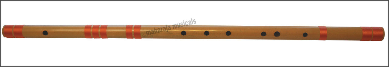 MAHARAJA Bansuri Scale C Sharp Bass 34 Inch, Indian Bamboo Flute CFJ