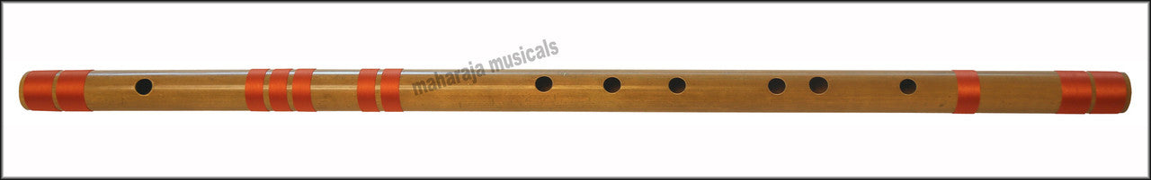 MAHARAJA Bansuri Scale D Sharp Bass 30.5 Inch, Indian Bamboo Flute CFE