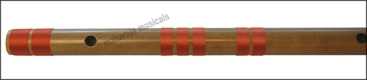MAHARAJA Bansuri Scale D Sharp Bass 30.5 Inch, Indian Bamboo Flute CFE