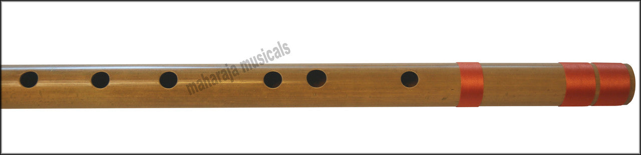 MAHARAJA Bansuri Scale D Sharp Bass 30.5 Inch, Indian Bamboo Flute CFE