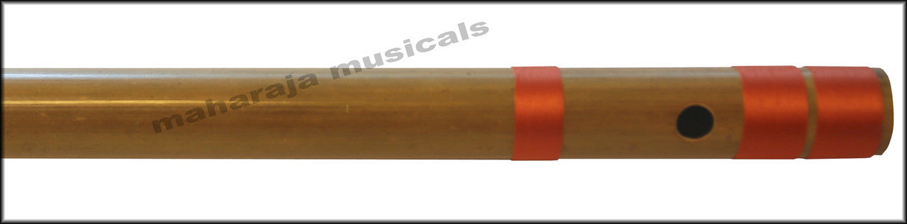 MAHARAJA Bansuri Scale D Sharp Bass 30.5 Inch, Indian Bamboo Flute CFE