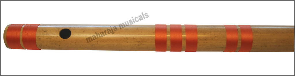 MAHARAJA Bansuri Scale D Natural Bass 33.5 Inch IndianBamboo Flute CFC