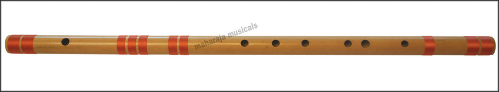 MAHARAJA Bansuri Scale E Natural Bass 29.5 Inch Indian Bamboo Flute CFG