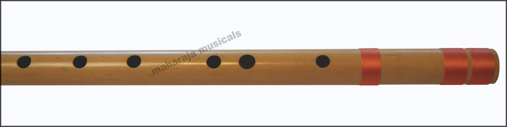 MAHARAJA Bansuri Scale E Natural Bass 29.5 Inch Indian Bamboo Flute CFG