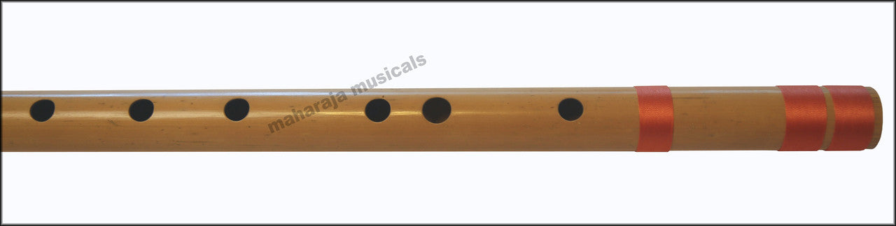 MAHARAJA Bansuri Scale E Natural Bass 29.5 Inch Indian Bamboo Flute CFG