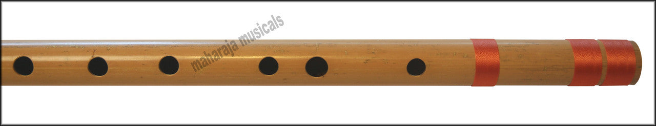 MAHARAJA Bansuri Scale F Natural Bass 28 Inch, Indian Bamboo Flute CFI