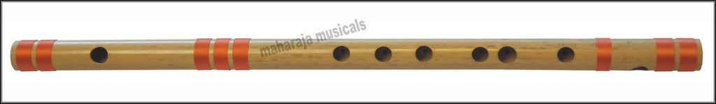 MAHARAJA Bansuri Scale D Natural Med. 17 Inch, Indian Bamboo Flute CFD
