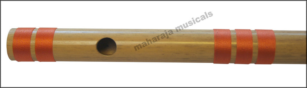 MAHARAJA Bansuri Scale D Natural Med. 17 Inch, Indian Bamboo Flute CFD
