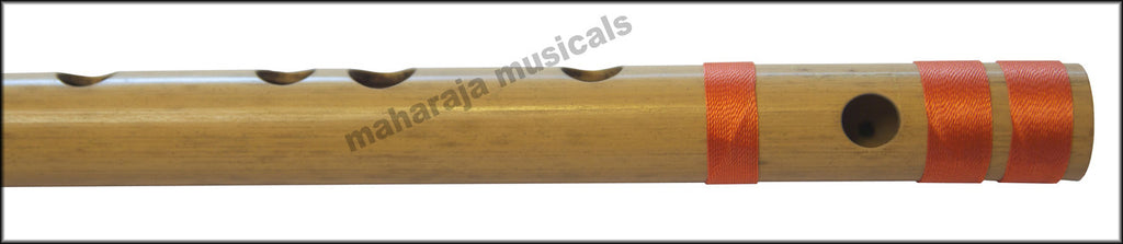 MAHARAJA Bansuri Scale D Natural Med. 17 Inch, Indian Bamboo Flute CFD