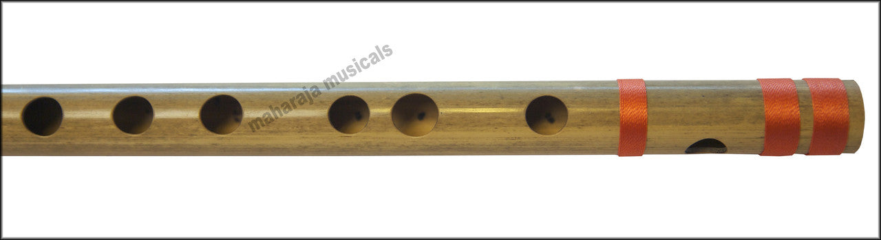 MAHARAJA Bansuri Scale E Natural Med. 16 Inch, Indian Bamboo Flute CFH