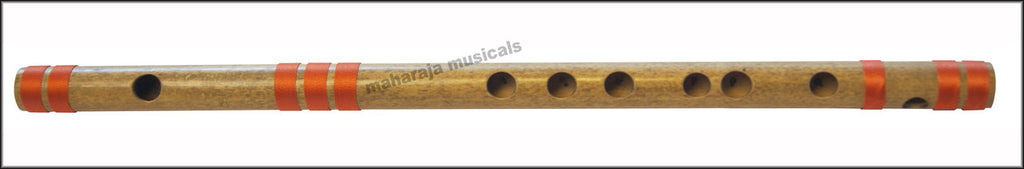 MAHARAJA Bansuri Scale F Sharp Med.13.7 Inch Indian Bamboo Flute CGB